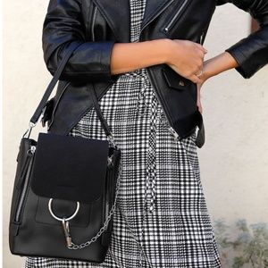 Lulus Sidewalk Stunner Black Vegan Leather Backpack